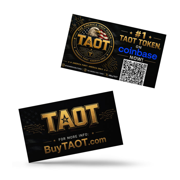TAOT Business Cards with QR code